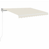 Vidaxl luifel erstreckt sich manuell 350 x 250 cm cremefarben.