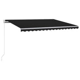 Vidaxl Luifel Automatik mit LED- und Windsensor 350x250 cm Anthrazit