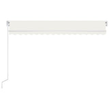 Vidaxl luifel erstreckt sich manuell 400x350 cm cremefarben.