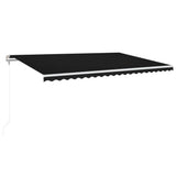 Vidaxl luifel erweitert automatisch 500x350 cm Anthrazit -Colored