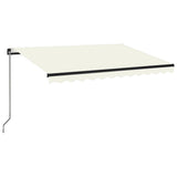 Vidaxl luifel erstreckt sich manuell 350 x 250 cm cremefarben.
