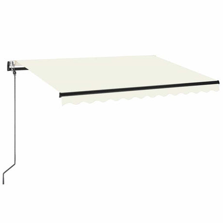 Vidaxl Luifel Automatik mit LED- und Windsensor 350x250 cm Creme Farbe