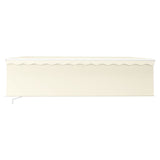 Vidaxl Luifel mit Rollerblind und 5x3 M -Creme manuell ausziehbar