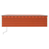 VIDAXL LUIFEL Automatisch erweiterbarer Roller Blind 5x3 m orange und braun