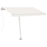 Vidaxl luifel kostenlos -ausstehende automatische 300x250 cm creme -gelenkt
