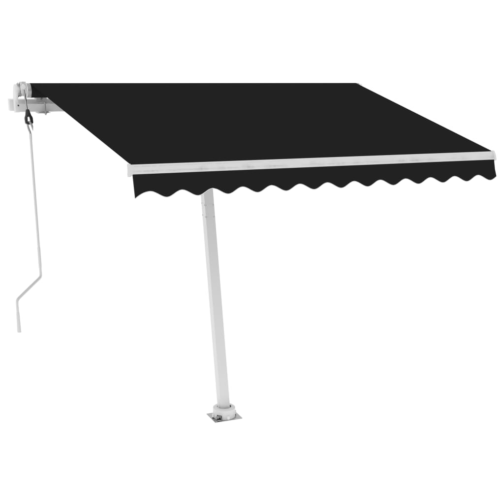 Vidaxl Laifel Free -ausstehende automatische 300x250 cm Anthrazit -Colored