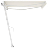 Vidaxl luifel kostenlos -ausstehende automatische 350x250 cm creme -gelenkt