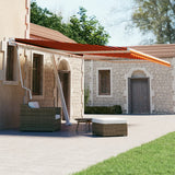 Vidaxl laifel kostenlos -ausstehende automatische 400x300 cm Orange und Braun