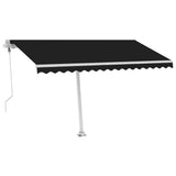Vidaxl Luifel Automatik mit LED- und Windsensor 400x300 cm Anthrazit