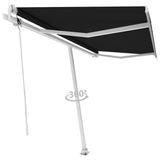 Vidaxl Laifel Free -ausstehende automatische 450 x 300 cm Anthrazit -geläutet