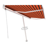 Vidaxl laifel kostenlos -ausstehende automatische 500x300 cm Orange und Braun