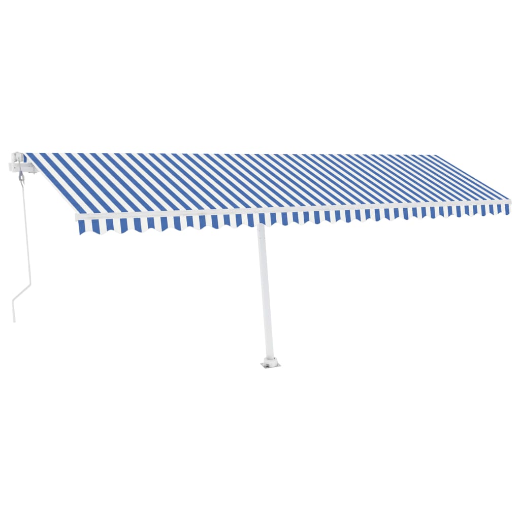 Vidaxl laifel kostenlos -ausstehende automatische 600x300 cm blau und weiß