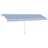 Vidaxl laifel kostenlos -ausstehende automatische 600x300 cm blau und weiß