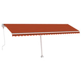 Vidaxl laifel kostenlos -ausstehende automatische 600x300 cm Orange und Braun