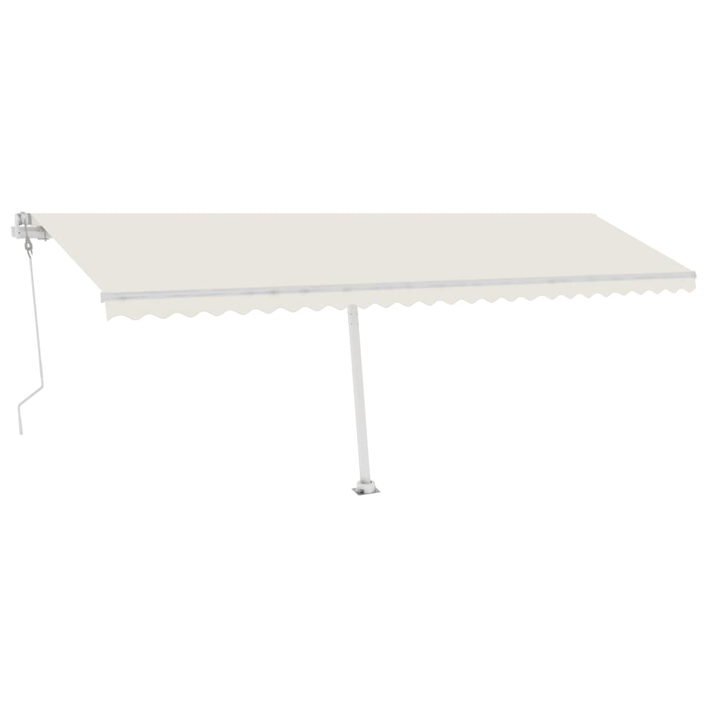 Vidaxl luifel kostenlos -ausstehende automatische 600x350 cm creme -gelenkt
