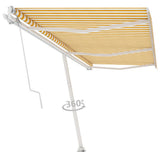 Vidaxl laifel kostenlos -ausstehende automatische 600x350 cm gelb und weiß