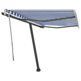 Vidaxl Laifel löschen Sie manuell 300x250 cm blau und weiß