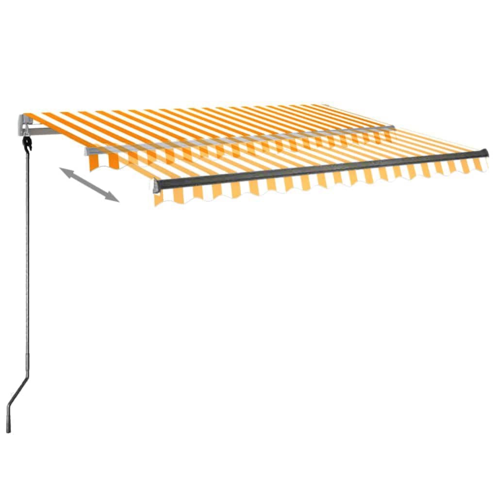 Vidaxl laifel kostenlos -ausstehende automatische 300x250 cm gelb und weiß
