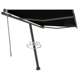 Vidaxl Laifel Free -ausstehende automatische 300x250 cm Anthrazit -Colored