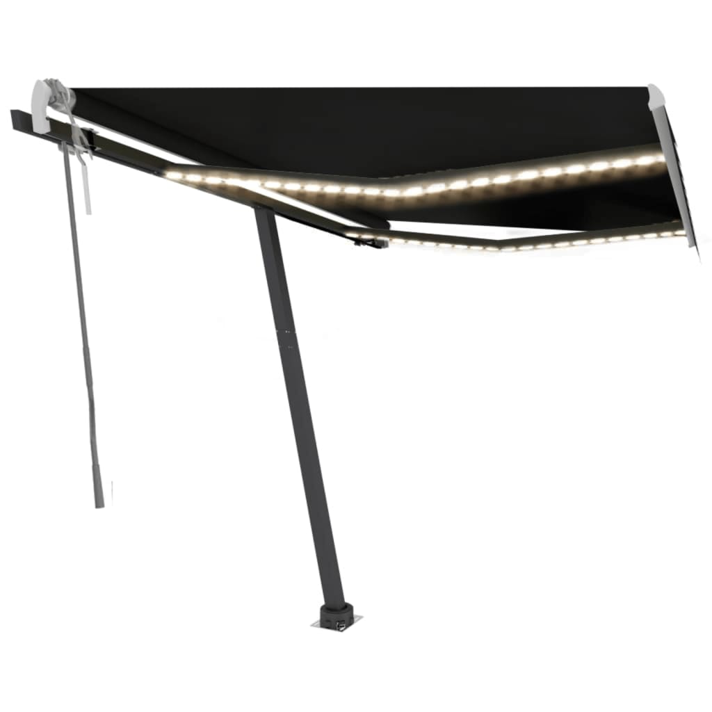 Vidaxl Laifel Free -ausstehende automatische 300x250 cm Anthrazit -Colored