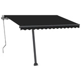 Vidaxl Luifel Automatik mit LED- und Windsensor 300x250 cm Anthrazit