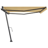 Vidaxl Laifel distanziert sich manuell 400 x 300 cm gelb und weiß