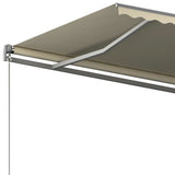 Vidaxl luifel kostenlos -ausstehende automatische 400x300 cm creme -gelenkt