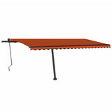 Vidaxl laifel kostenlos -ausstehende automatische 500x300 cm Orange und Braun