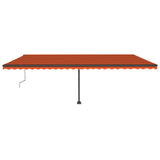 Vidaxl laifel kostenlos -ausstehende automatische 600x300 cm Orange und Braun