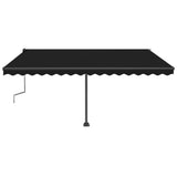 Der vidaxl luifel -abgelöste erstreckt sich 450 x 350 cm Anthrazit