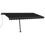 Vidaxl Luifel Automatik mit LED- und Windsensor 450x350 cm Anthrazit