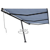 Vidaxl laifel kostenlos -ausstehende automatische 600x350 cm blau und weiß
