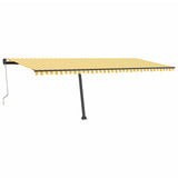 Vidaxl laifel kostenlos -ausstehende automatische 600x350 cm gelb und weiß