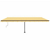 Vidaxl laifel kostenlos -ausstehende automatische 600x350 cm gelb und weiß