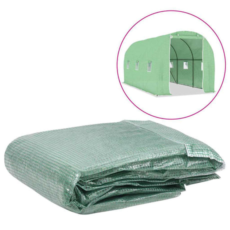 Vidaxl Kashoes Ersatz (9 m²) 200x450x200 cm Grün