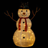 Vidaxl Decorative Snowman LED 90 cm Luxusstoff