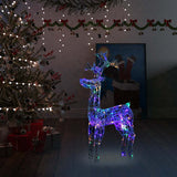 Vidaxx Weihnachtsdekoration Rentier 90 LEDs 60x16x100 cm Acryl