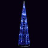 Vidaxx Lichtkegel Deko LED Blau 60 cm Acryl