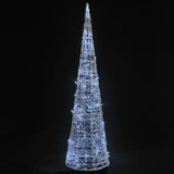 Vidaxl Light Cone Dekorative LED Kalt weiß 90 cm Acryl