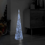 Vidaxl Light Cone Dekorative LED Kalt weiß 90 cm Acryl