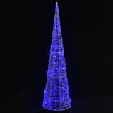 Vidaxl Light Cone Decorative LED Blue 90 cm Acryl