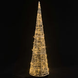 Vidaxl Light Cone Dekorative LED warmes weißes 120 cm Acryl