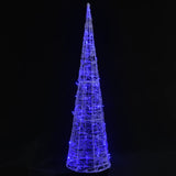 Vidaxl Light Cone Decorative LED Blue 120 cm Acryl