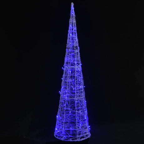 Vidaxl Light Cone Decorative LED Blue 120 cm Acryl