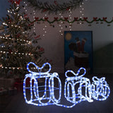Vidaxl Weihnachtsbeleuchtung Geschenkboxen 180 LEDs innen und außen