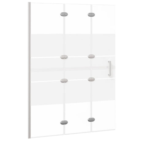 Vidaxl Duschgehäuse 100x140 cm ESG Weiß