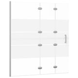 Vidaxl Duschgehäuse zusammenklappbar 120x140 cm ESG Weiß