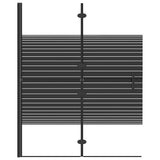 Vidaxl Duschgehäuse 100x140 cm ESG Schwarz