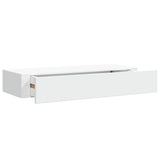 Vidaxl wandschap met lade 60x23,5x10 cm mdf wit