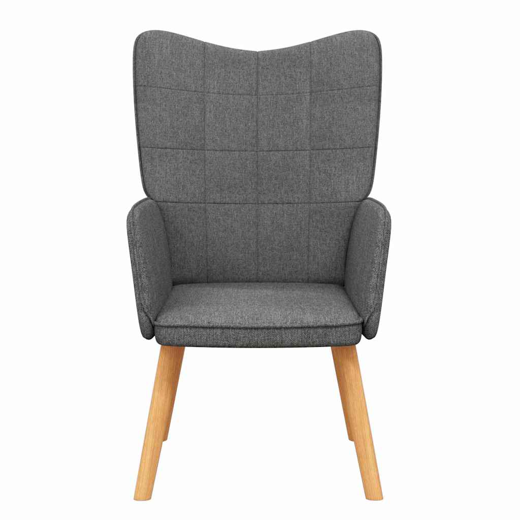 Vidaxl relaxstoel stof donkergrijs